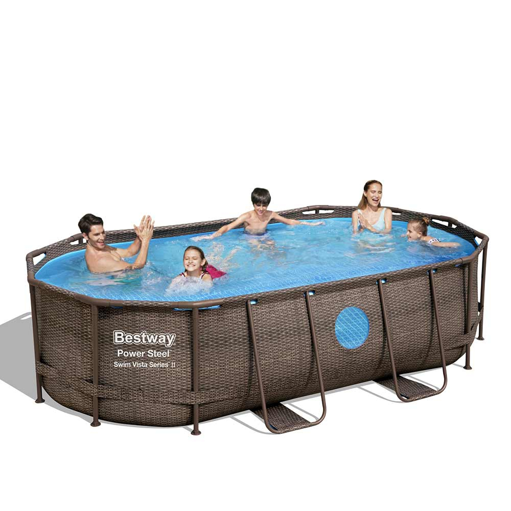 Piscina Ovale Swim Vista X X Cm Bestway Duedistore